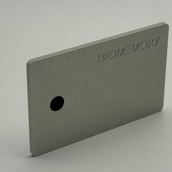 Biomemory Cards that can store messages and info in DNA