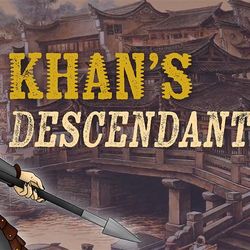 Genghis Khan with ancient China background