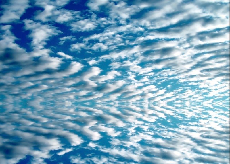 Gravity waves in the clouds.