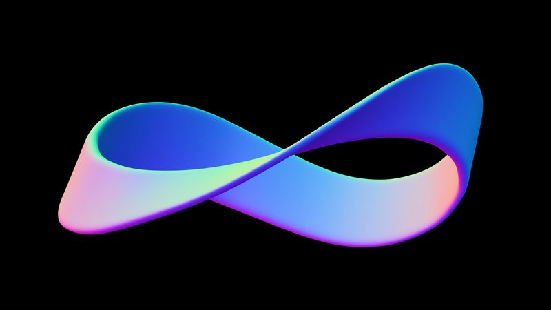 Digital illustration of a Mobius strip.