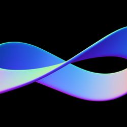 Digital illustration of a Mobius strip.