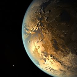 Planet in habitable zone.