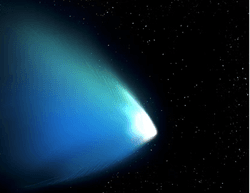 Artist's representation of Chiron, the only-just-a-comet whose ices and surrounding gasses don't match.