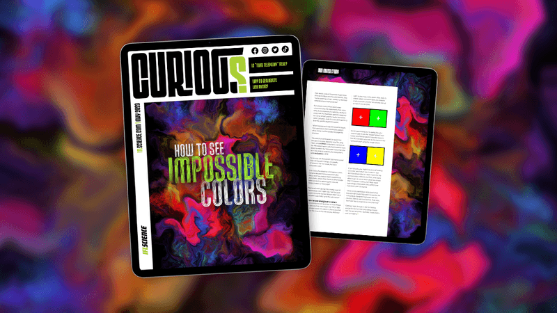 “Imaginary” colors are real and there is a way for you to see them. Find out how in IFLScience's free magazine CURIOUS. Image credit: © IFLScience