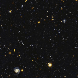 Thousands of galaxies in one photo.
