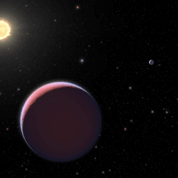 Kepler-51 and its three inner superpuffy planets, including the least dense planet ever found, with the fourth planet out of view.