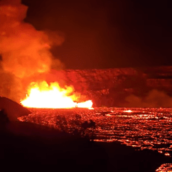 Kilauea, one of the most active volcanoes in the world, is back in action.