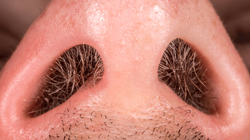 Nose hair.