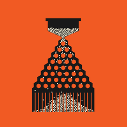 probability density of a normal distribution