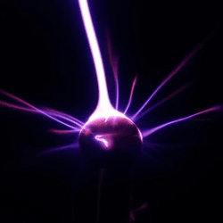 Artist's impression of a particle under the influence of quantum gravity