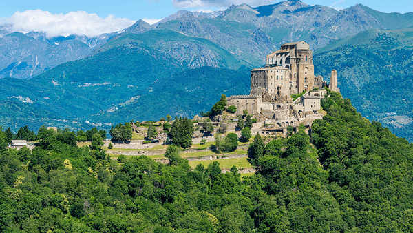 Sacra di San Michele in the province of Turin.