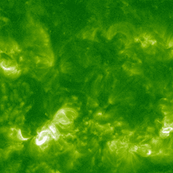 The Sun seen today by the Solar Dynamics Observatory.
